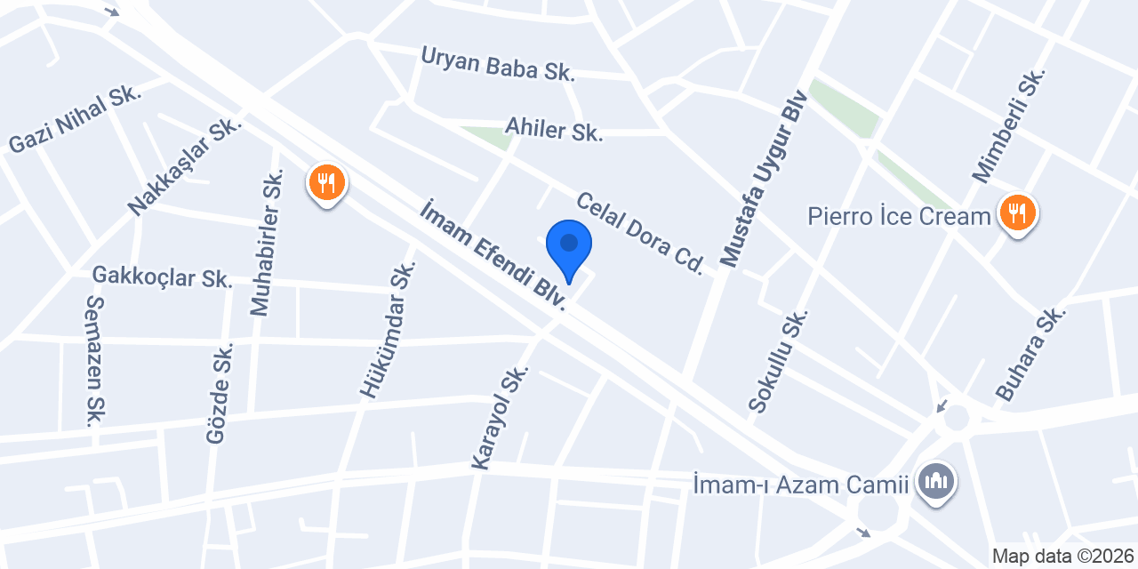 Mualla Çikolata konumu