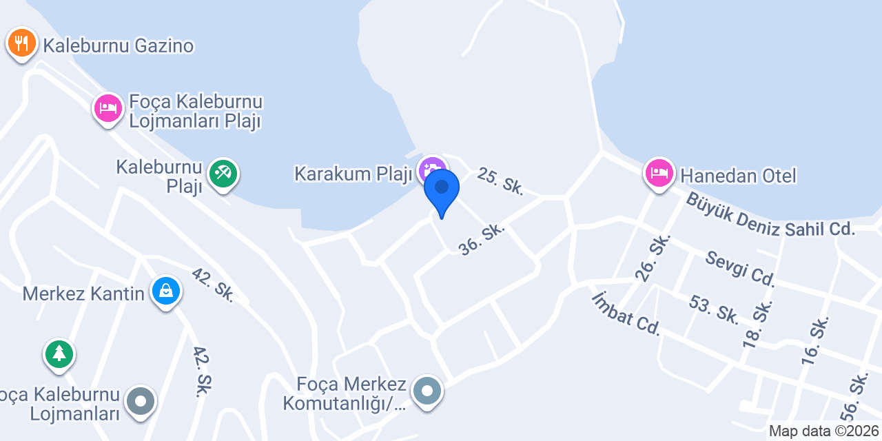 Navalia Otel konumu