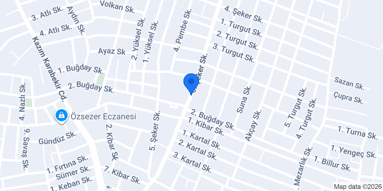 Bereket yufka konumu