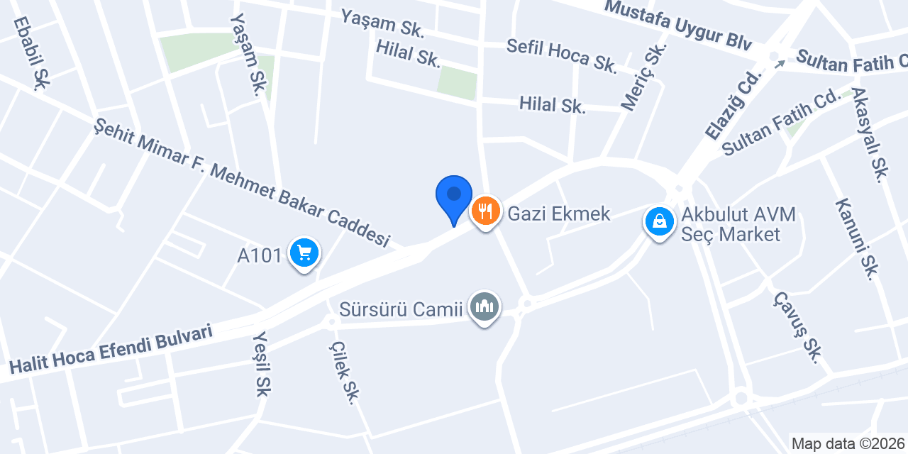 Palu ocakbaşı konumu