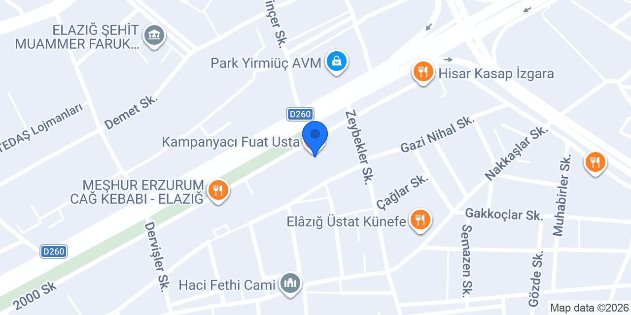Kampanyacı Fuat Usta konumu