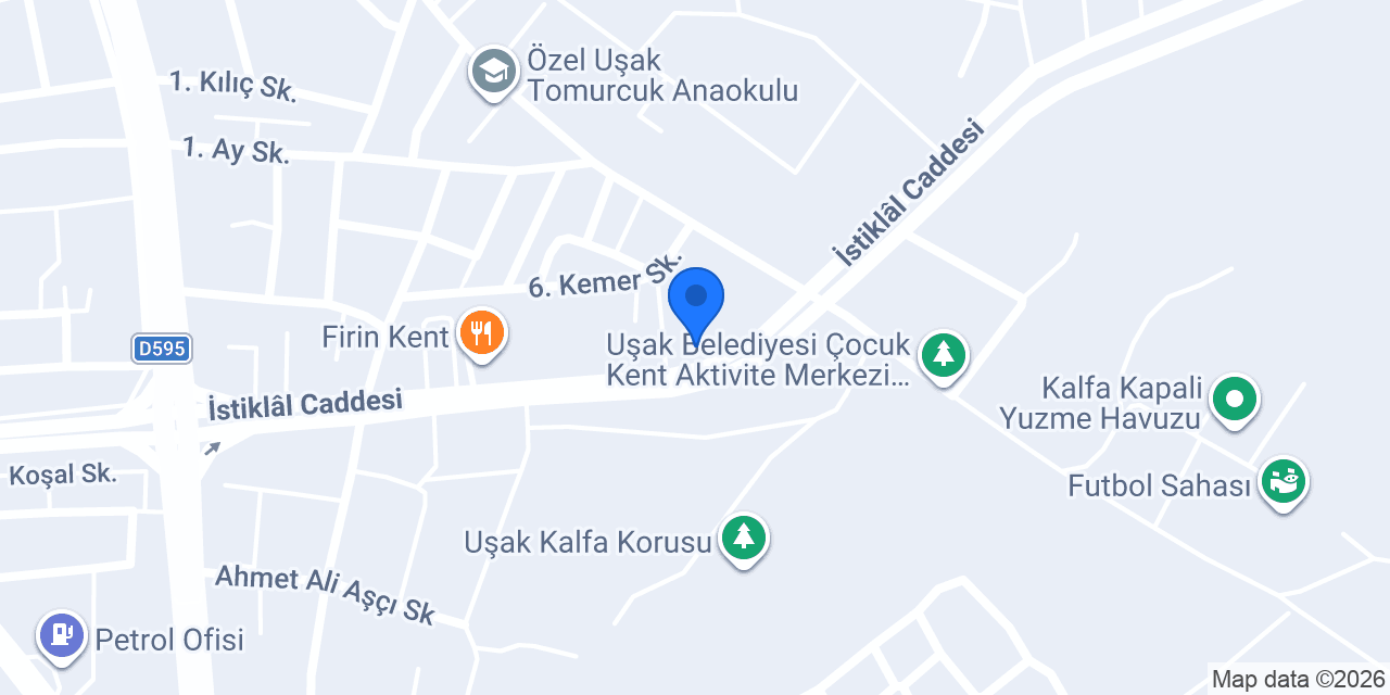 Hanoğlu Baklavaları Uşak konumu
