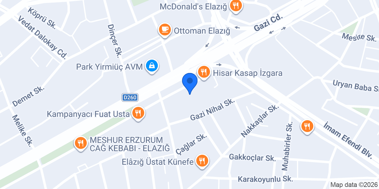 Pınar Köfte konumu