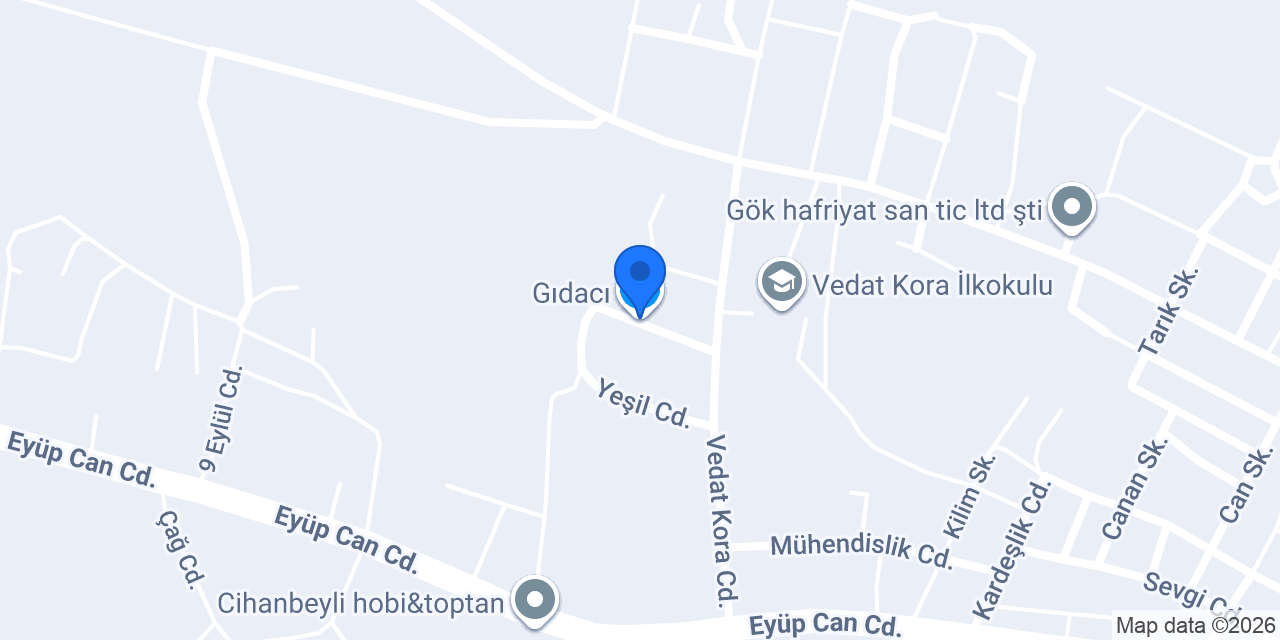 Gıdacı konumu