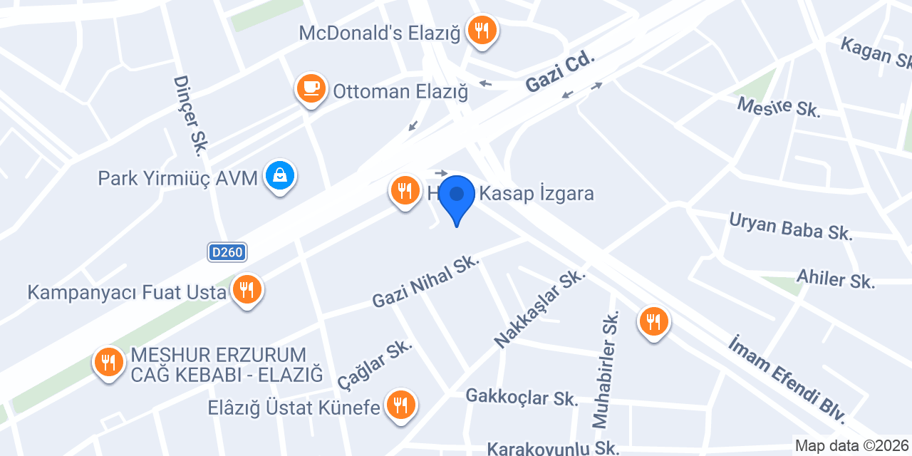 MMM Migros - Sürsürü Şubesi konumu