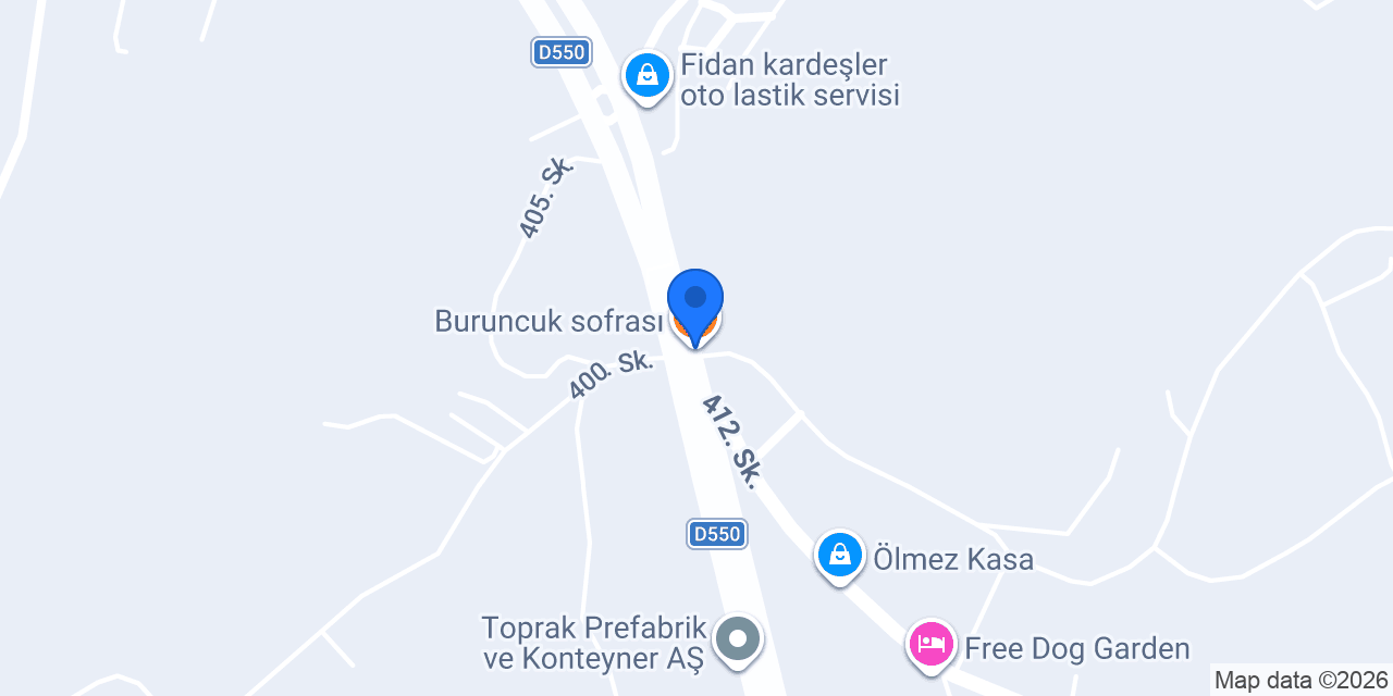 Buruncuk sofrası konumu