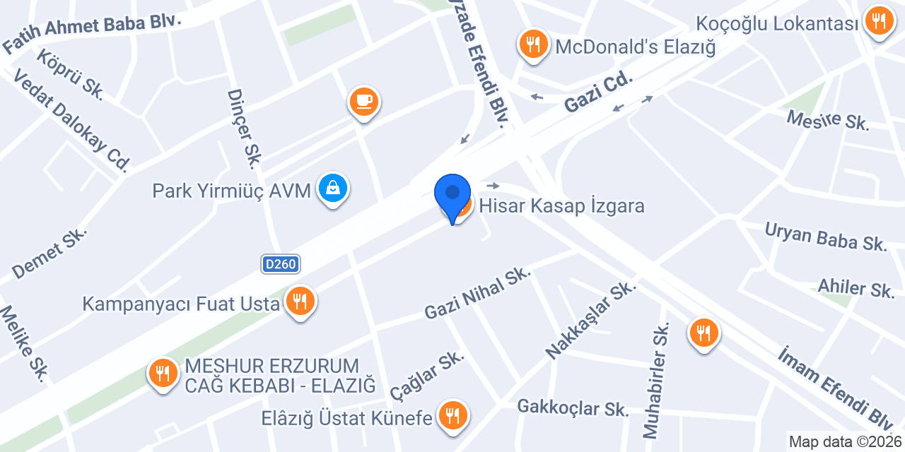 6 SİGMA Eğitim Kurumları konumu
