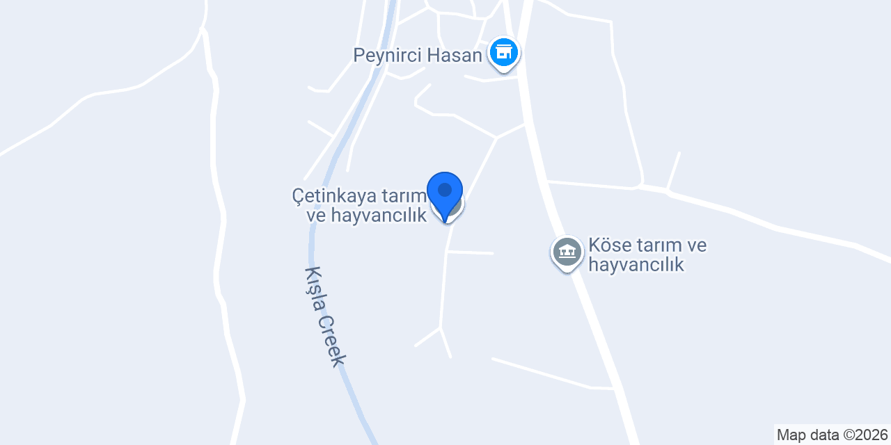 Çetinkaya tarım ve hayvancılık konumu