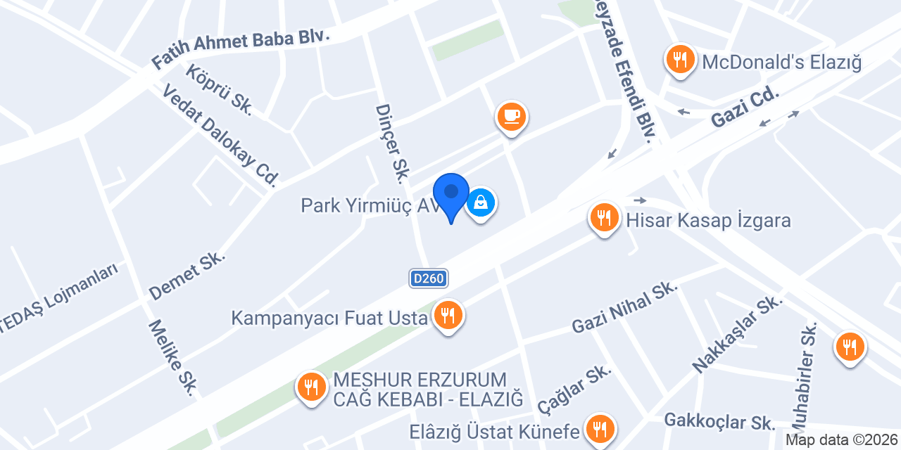 Özdilek Ev Tekstili konumu