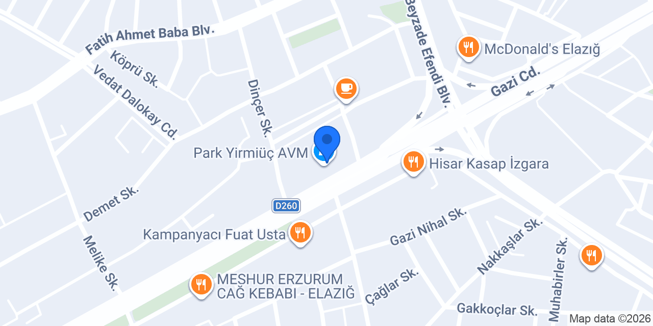 Karaca konumu