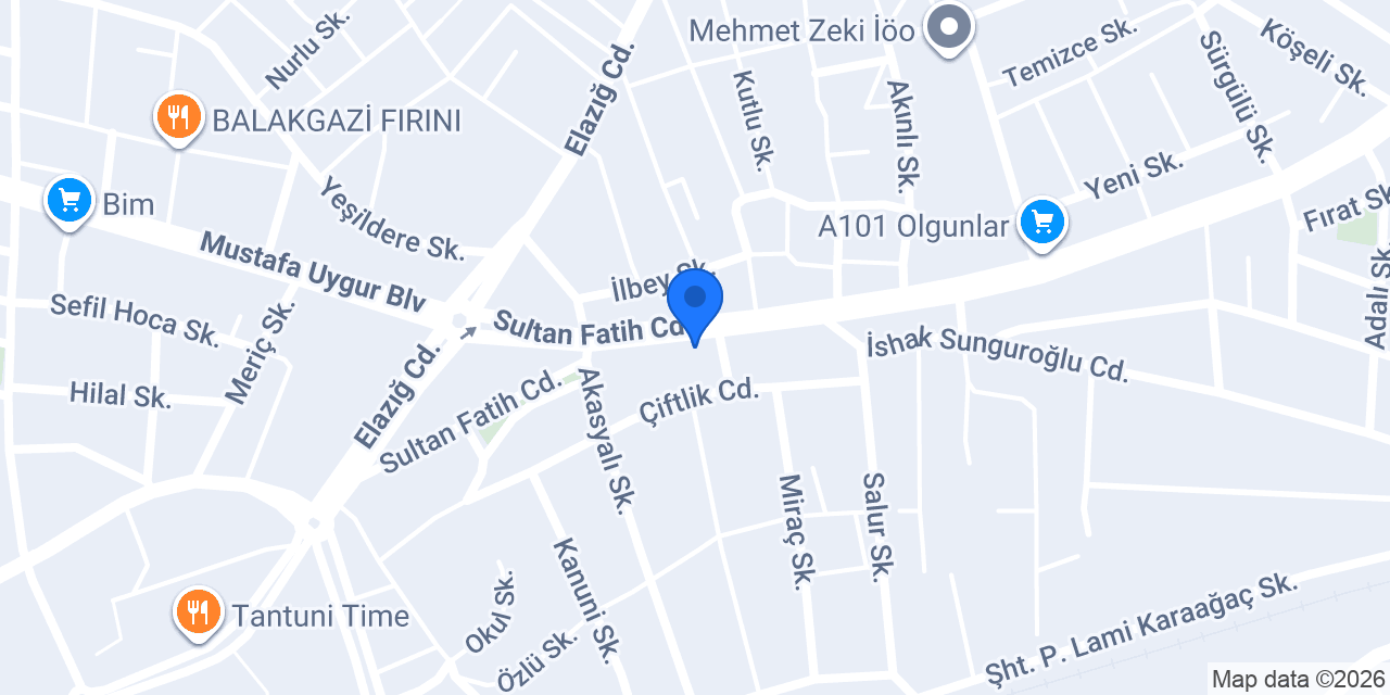 Çavuş Kasap / Şarküteri konumu