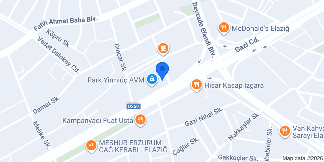 SETRMS ELAZIĞ konumu