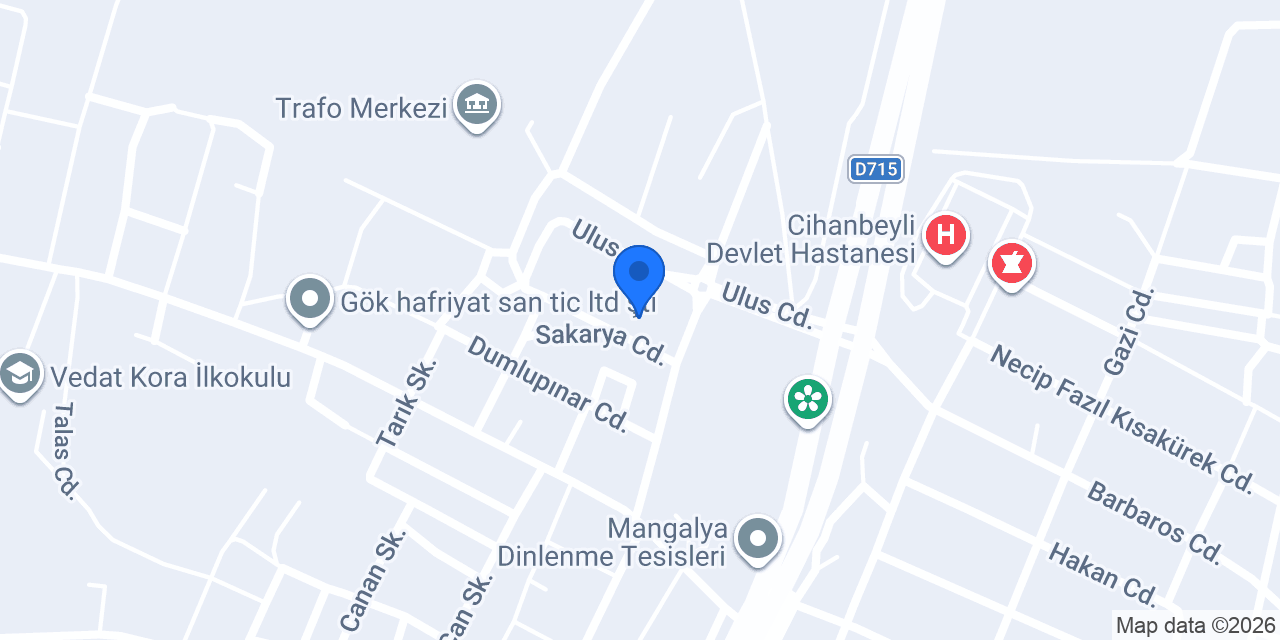 Cihanbeyli Halk Eğitim Merkezi konumu