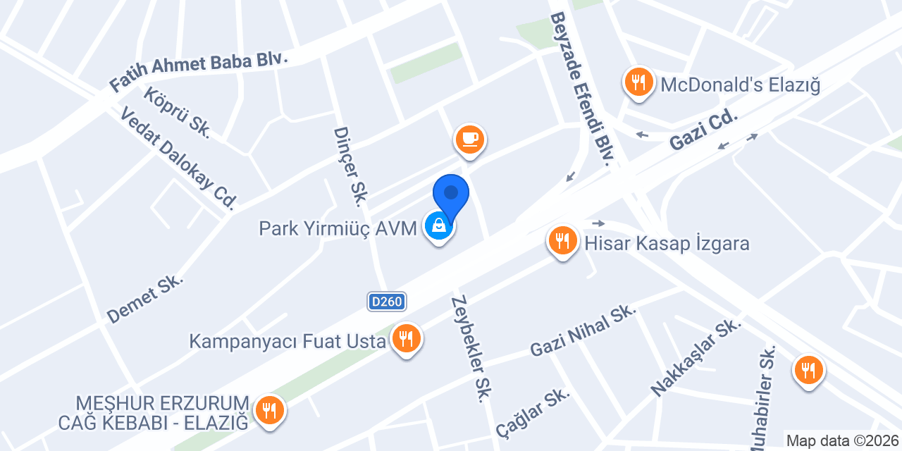 ELAZIĞ REEDER konumu