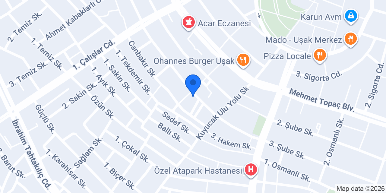 Nezihat Abla Börek Evi konumu