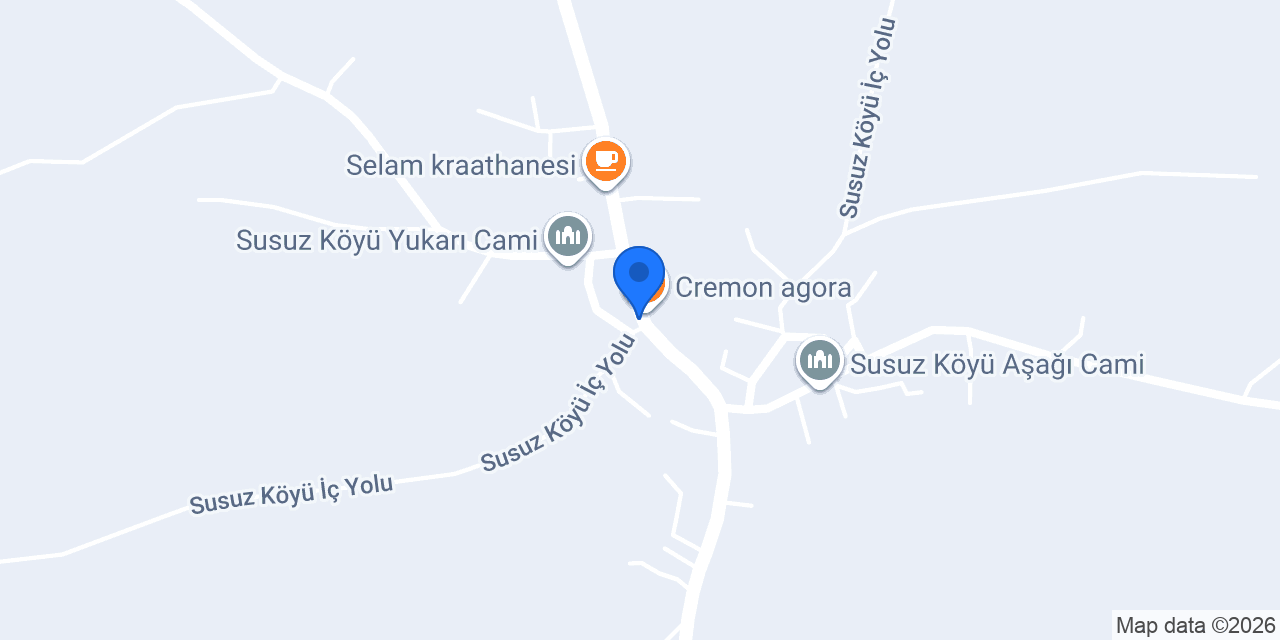 Susuz İlköğretim Okulu konumu