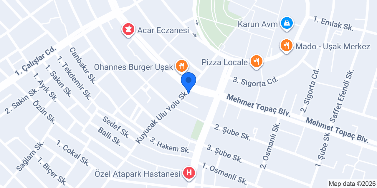 E MODA konumu