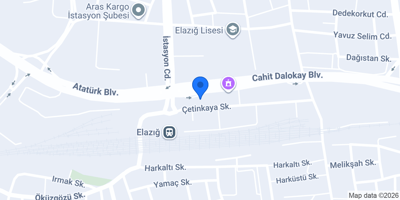 İskoop Elazığ Şube konumu