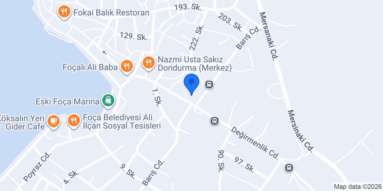 Foça manav konumu