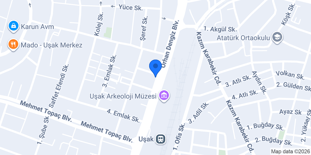Hacıbey İstasyon Şubesi konumu
