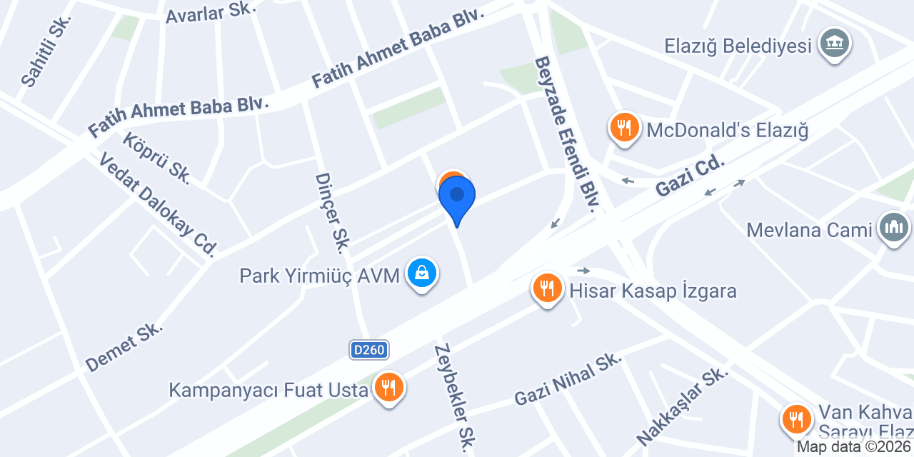 BAKIRDAĞLI EMLAK konumu