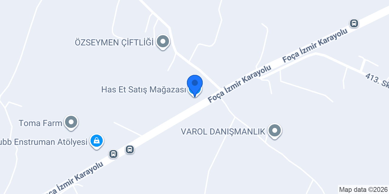 Has Et Satış Mağazası konumu