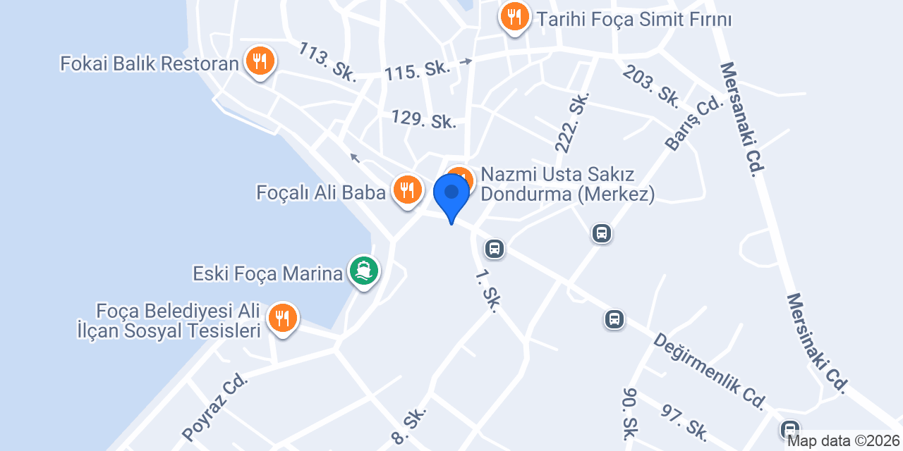 Foça Taksi | Güven Taksi Durağı konumu
