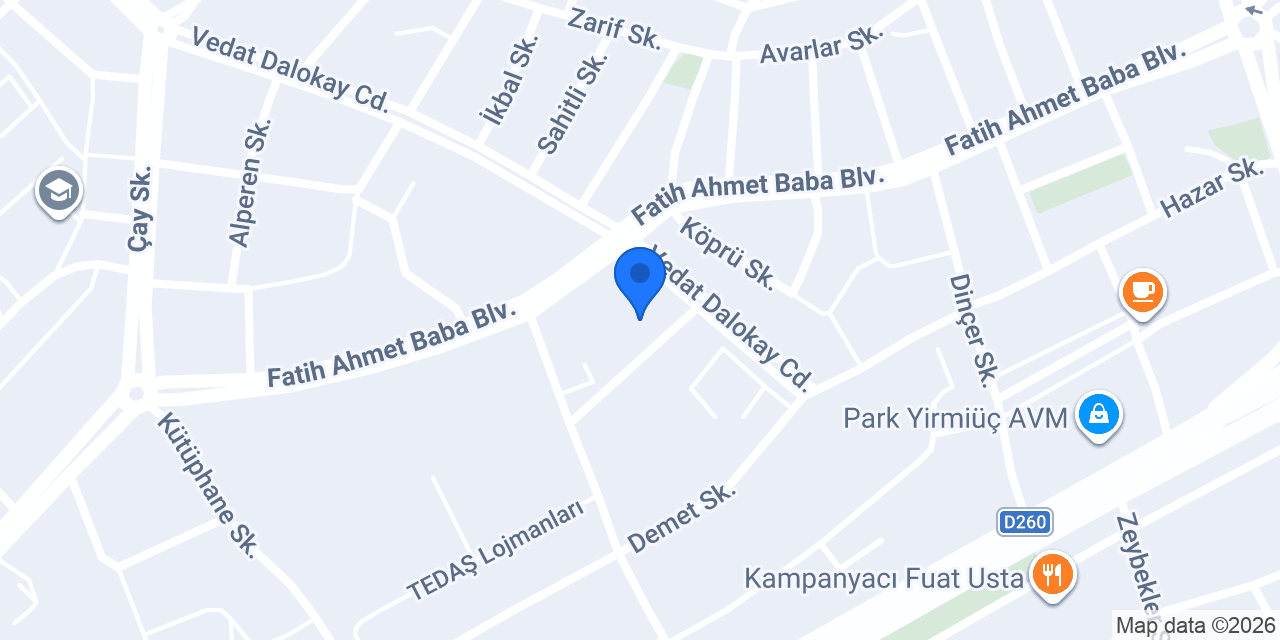 Koç İlkokulu konumu