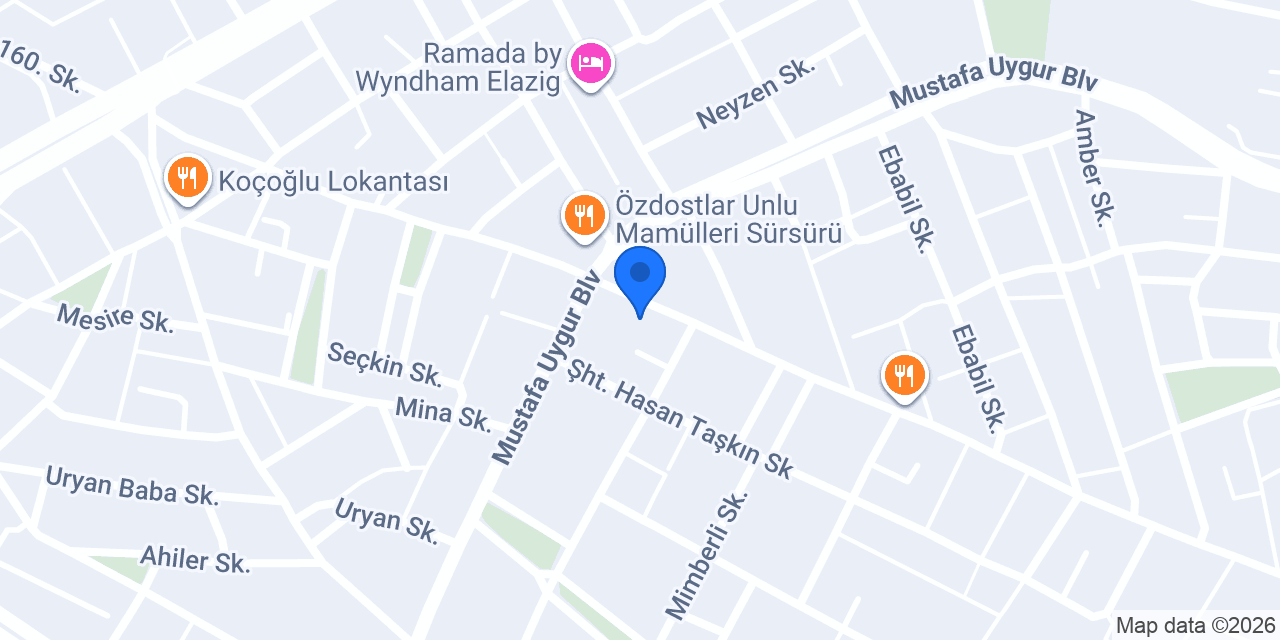 Turanlar Endüstriyel Mutfak konumu