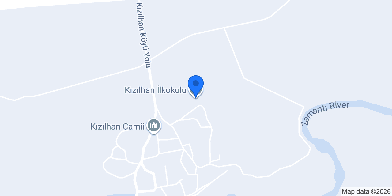 Kızılhan İlkokulu konumu
