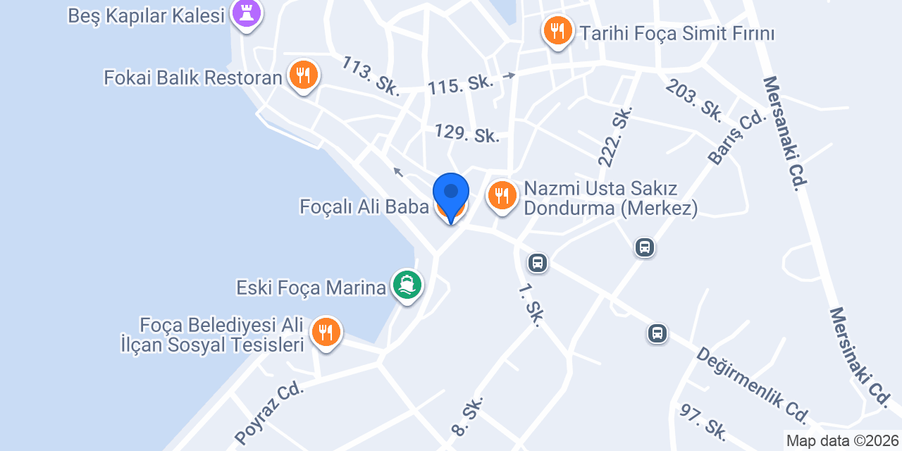 Foçalı Ali Baba konumu