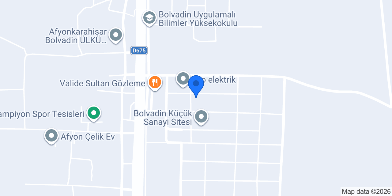 Kılınç İş Makinaları konumu
