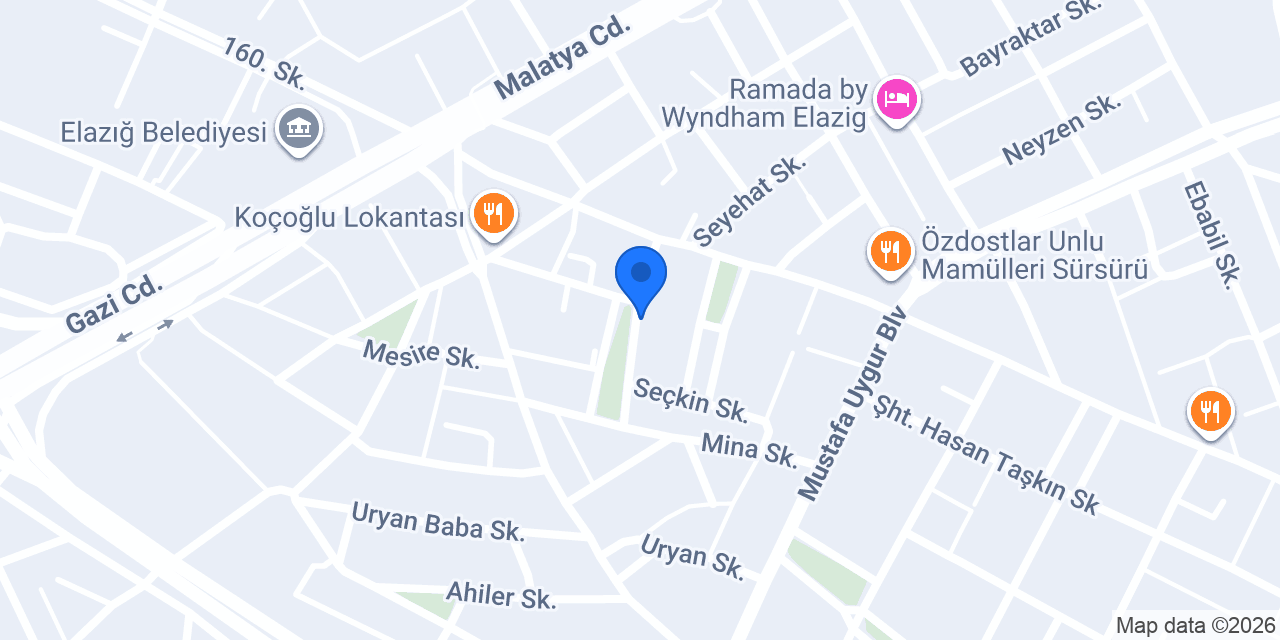 Akın Pide Unlu Mamuller konumu