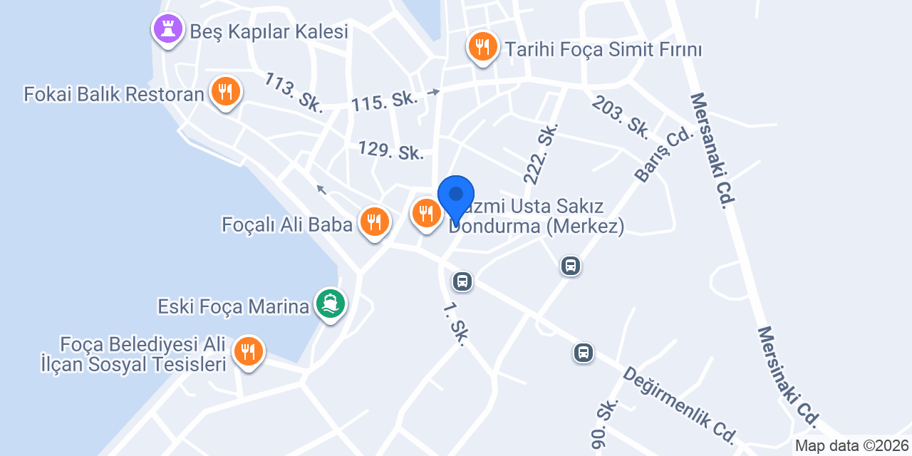 Foça Şarküteri konumu