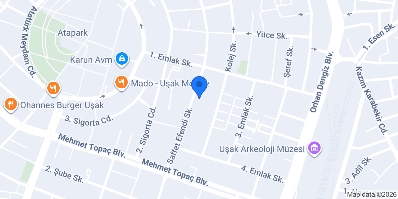 Diyetisyen Berkay ÖZCAN konumu