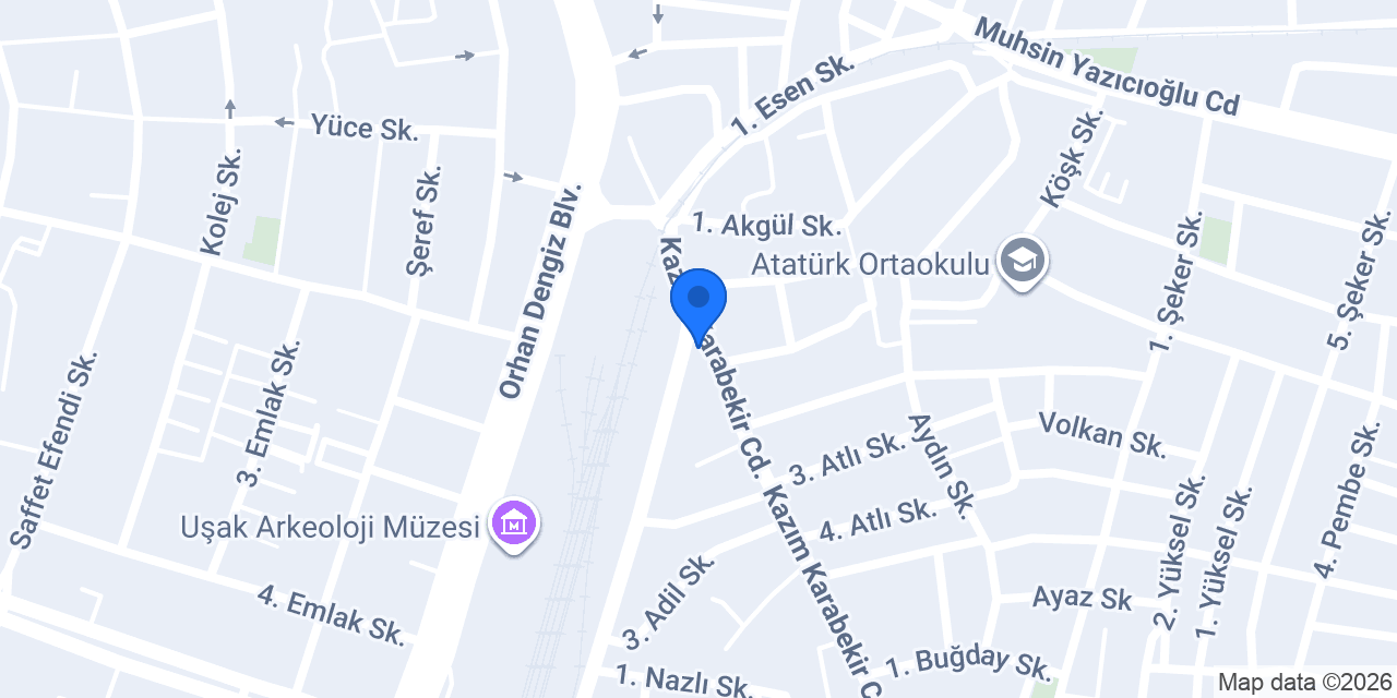 Gökçe Sıhhi Tesisat konumu