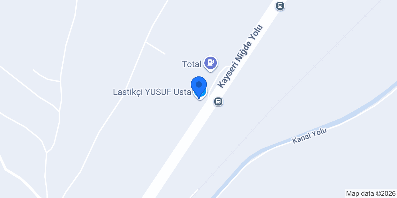 Lastikçi YUSUF Usta konumu