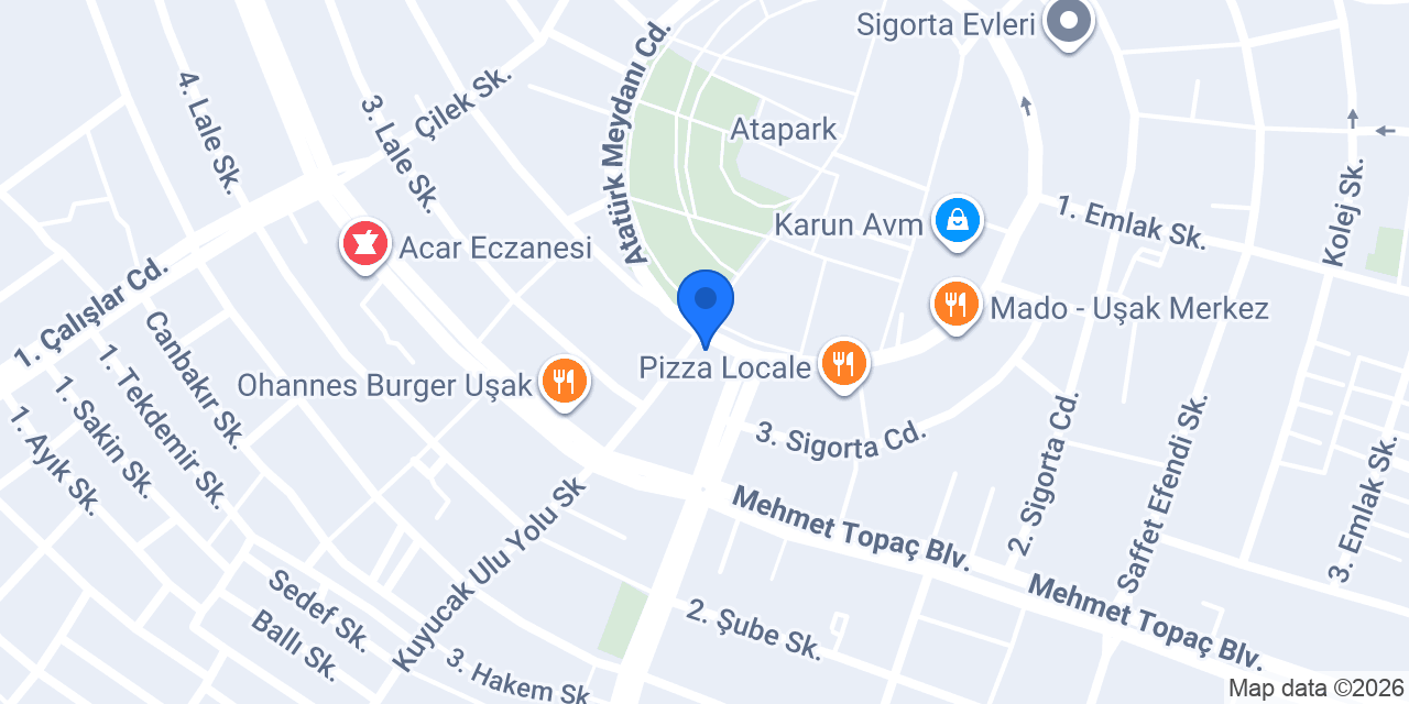 Onyx Restoran ve Nargile Salonu konumu