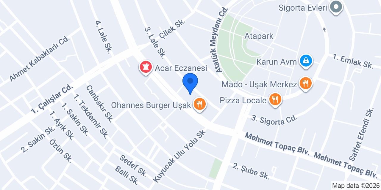 Gökmen Mimarlık konumu
