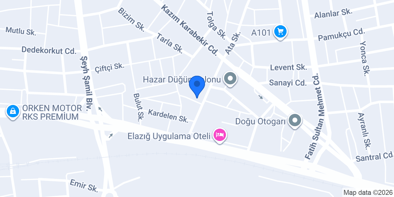 Gül Otomotiv konumu