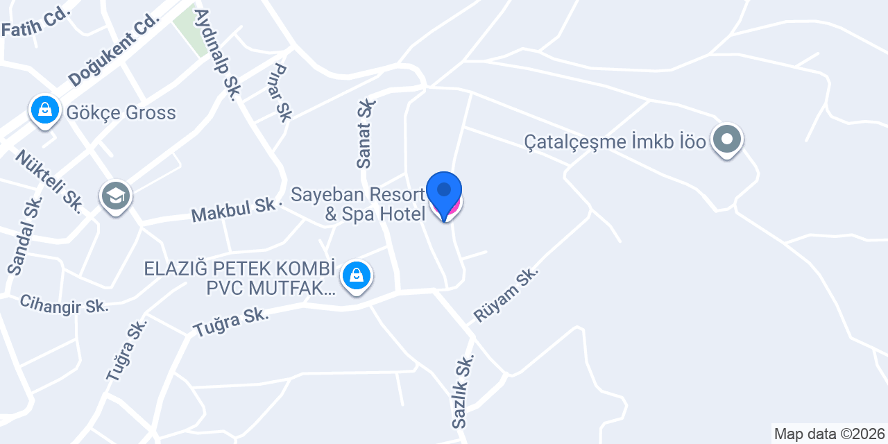 Sayeban Resort & Spa Hotel konumu