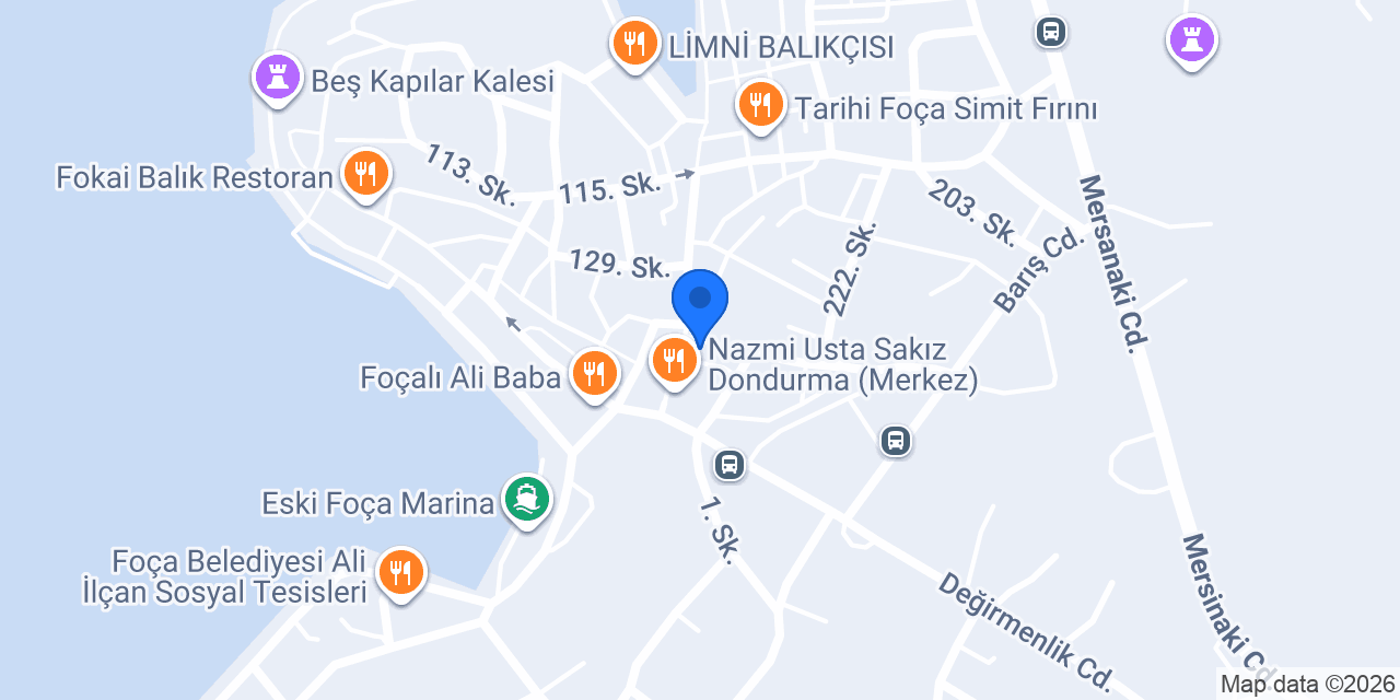 Ptt-foça Şubesi konumu