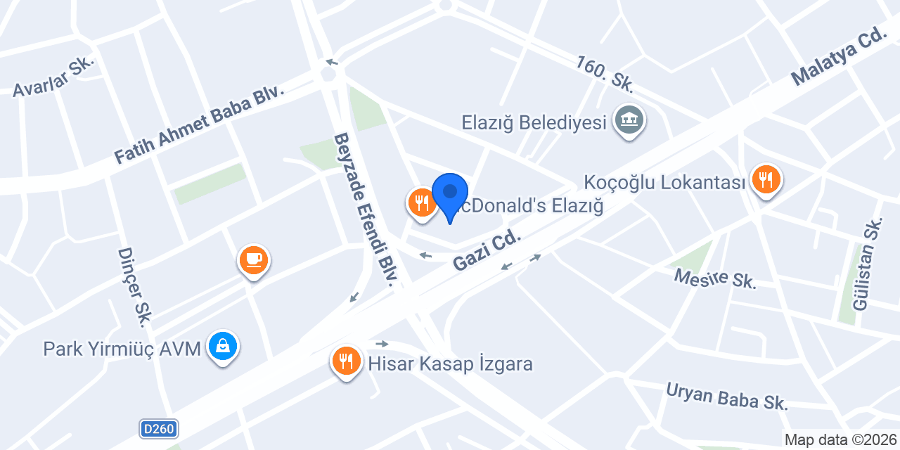 Alacakaya Sigorta konumu