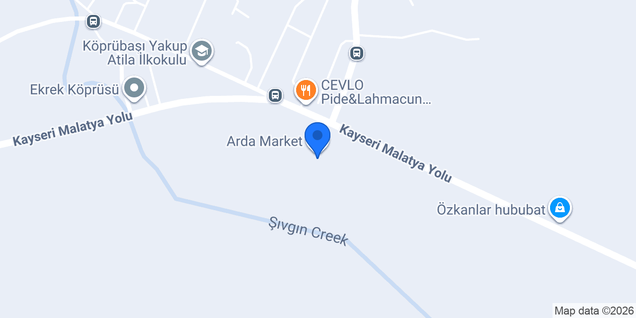 Arda Market konumu
