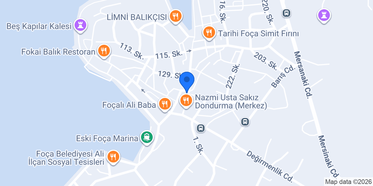 Yapı Kredi - Foça Şubesi konumu