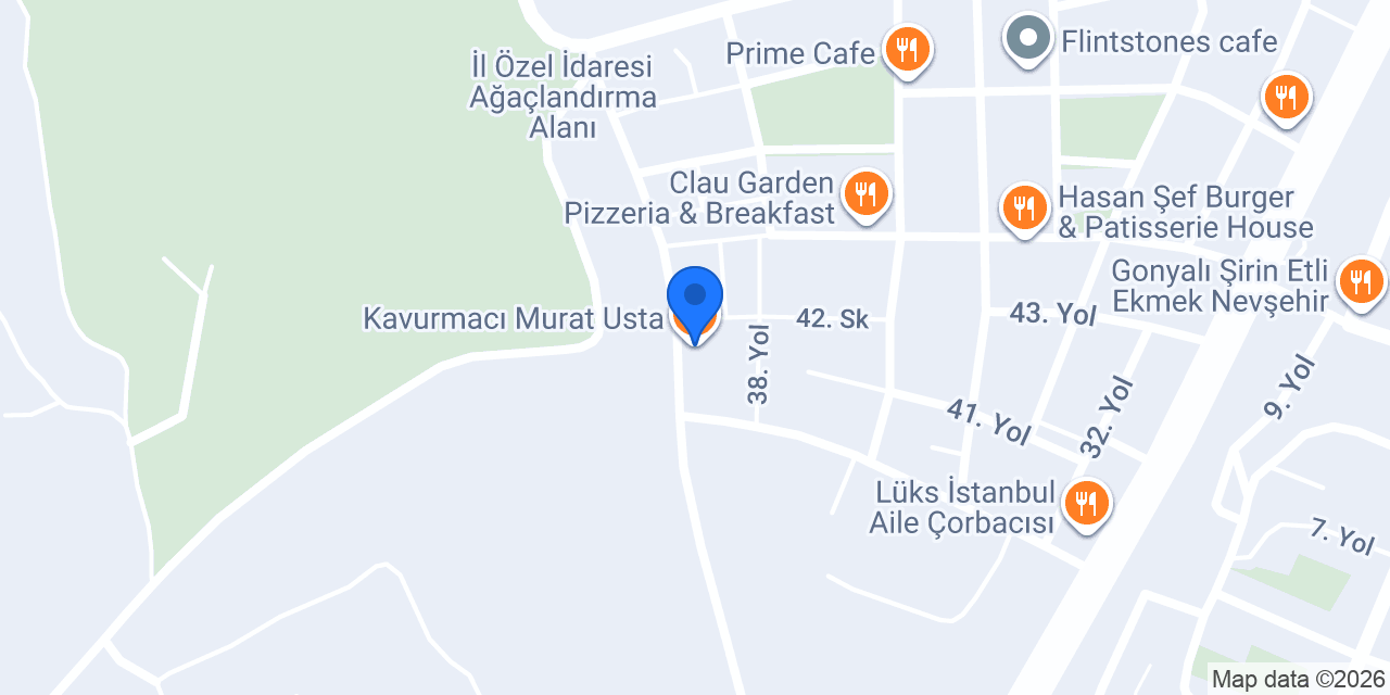 Kavurmacı Murat Usta konumu