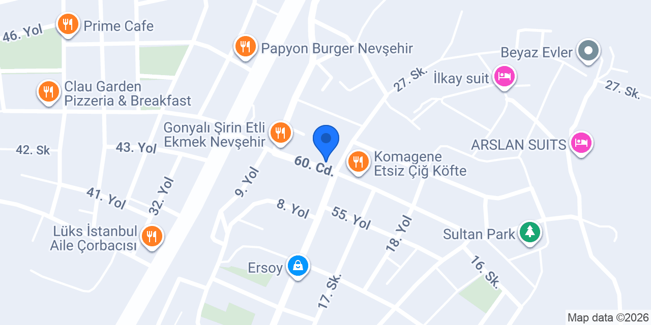 Seval pide konumu