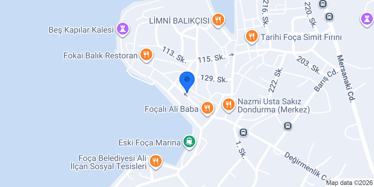 FOÇA Elektronik ALİ konumu