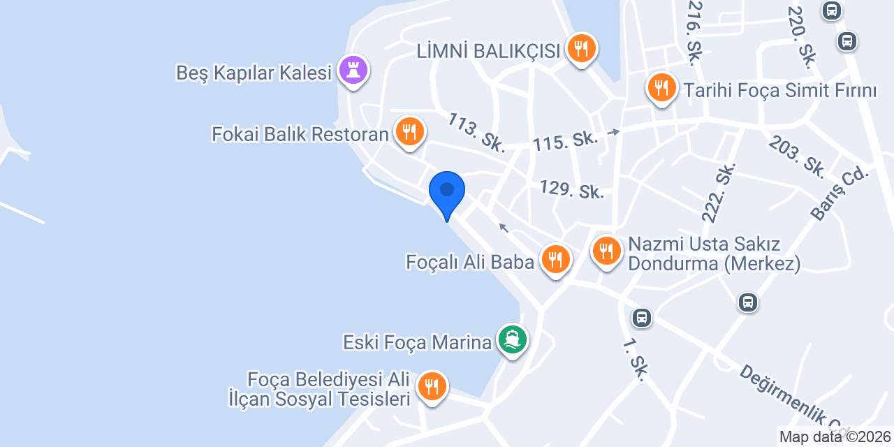 Sedat kaptan foça konumu