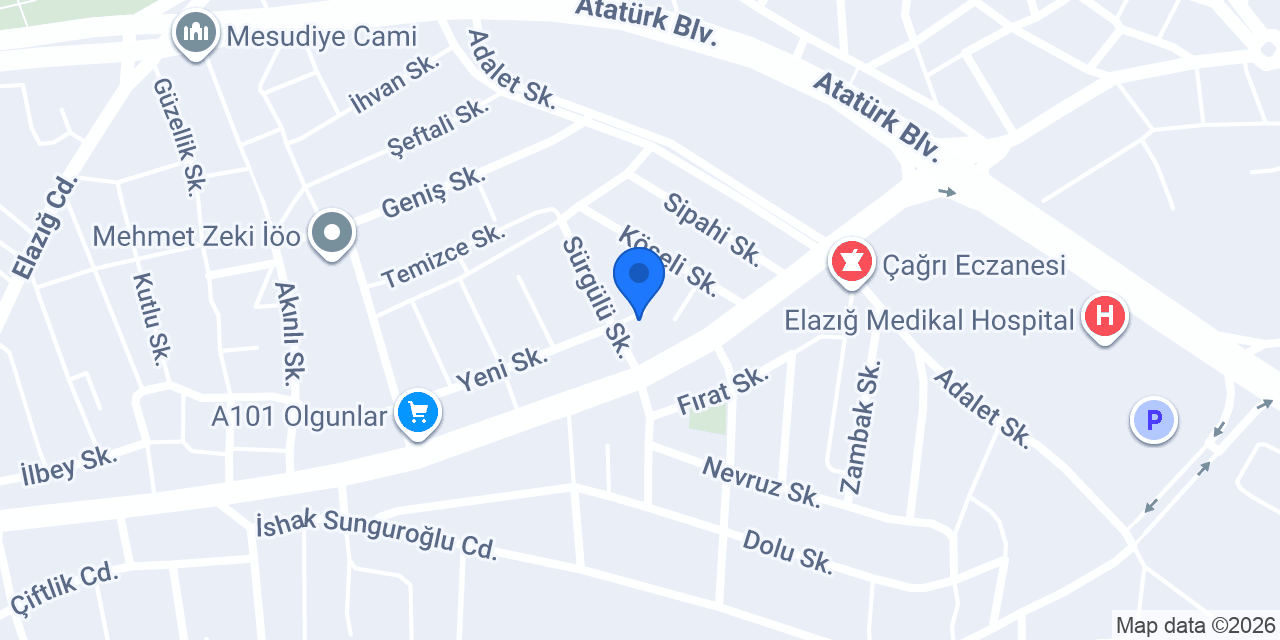 Acıktım Kahvaltı Salonu konumu